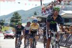 Tour de l'Ain 5. Etappe - der Gesamtsieger Andrew Talansky erreicht das Ziel in Lelex