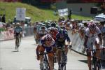 Tour de l'Ain 5. Etappe - auch in den abgehngten Gruppen wird noch um die Pltze gesprintet