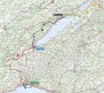 Day 6 des Swiss Olympic Gigathlon 2013 (Streckenkarte)