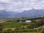 schner Panoramablick ber die Rebberge von Stellenbosch