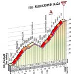 Hhenprofil Giro dItalia 2013 - Etappe 10, Passo Cason di Lanza