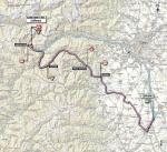 Streckenverlauf Giro dItalia 2013 - Etappe 14