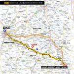 Streckenverlauf Tour de France 2013 - Etappe 13