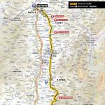 Streckenverlauf Tour de France 2013 - Etappe 15