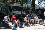 4. Etappe - entspannte Stimmung beim Team Bretagne Sche am Start in Nantua