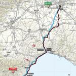 Streckenverlauf Milano - Sanremo 2014