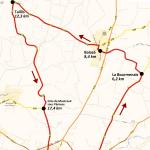 Streckenverlauf Route Adlie de Vitr 2014, erster Rundkurs