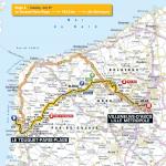 Streckenverlauf Tour de France 2014 - Etappe 4