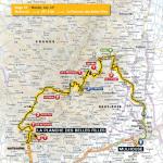 Streckenverlauf Tour de France 2014 - Etappe 10
