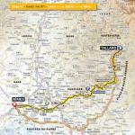 Streckenverlauf Tour de France 2014 - Etappe 15