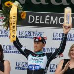 Matteo Trentin hat die 6. Etappe der Tour de Suisse von Bren a.A. nach Delemont gewonnen