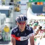 Roger Kluge im Ziel der 8. Etappe der Tour de Suisse in Verbier