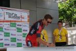 Marcus Burghardt schreibt sich zur letzten Etappe der Tour de Suisse in Martigny ein