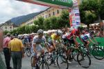 der Startschuss der letzten Etappe der Tour de Suisse 2014 in Martigny ist gefallen