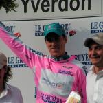 Matthieu Sprick im Bergtrikot bei der Tour de Romandie 2009