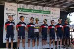 Team IAM-Cycling bei der Fahrerprsentation beim Heimrennen in Gippingen