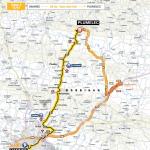 Streckenverlauf Tour de France 2015 - Etappe 9