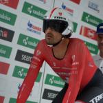 Lokalmatador Fabian Cancellara am Start zum Einzelzeitfahren in Bern