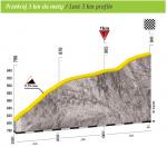 Hhenprofil Tour de Pologne 2015 - Etappe 6, letzte 3 km