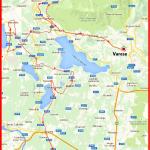 Streckenverlauf Tre Valli Varesine 2015, erste 83,3 km