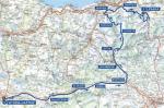 Streckenverlauf Vuelta Ciclista al Pais Vasco 2016 - Etappe 3
