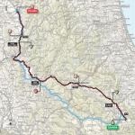 Streckenverlauf Giro dItalia 2016 - Etappe 7