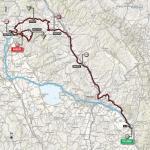 Streckenverlauf Giro dItalia 2016 - Etappe 8