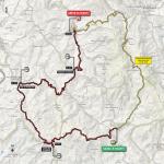 Streckenverlauf Giro dItalia 2016 - Etappe 9