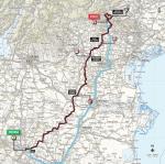 Streckenverlauf Giro dItalia 2016 - Etappe 11