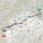 Streckenverlauf Giro dItalia 2016 - Etappe 18