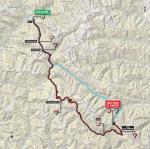 Streckenverlauf Giro dItalia 2016 - Etappe 20