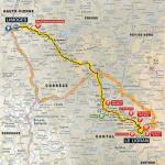Streckenverlauf Tour de France 2016 - Etappe 5