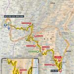 Streckenverlauf Tour de France 2016 - Etappe 15