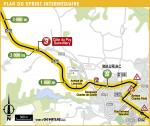 Streckenverlauf Tour de France 2016 - Etappe 5, Zwischensprint