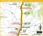 Streckenverlauf Tour de France 2016 - Etappe 6, Zwischensprint