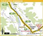 Streckenverlauf Tour de France 2016 - Etappe 8, Zwischensprint