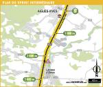 Streckenverlauf Tour de France 2016 - Etappe 10, Zwischensprint