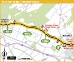 Streckenverlauf Tour de France 2016 - Etappe 16, Zwischensprint