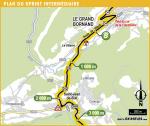 Streckenverlauf Tour de France 2016 - Etappe 20, Zwischensprint