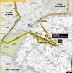 Streckenverlauf Tour de France 2016 - Etappe 21, letzte Kilometer