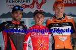 Die Top3 der 2. Etappe (v.l.n.r.): Andrea Pasqualon, Clément Venturini, Sjoerd van Ginneken (Foto: cyclinginside)