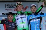Die Top3 der 5. Etappe (v.l.n.r.): David Belda, Simone Sterbini, Markus Eibegger (Foto: cyclinginside)