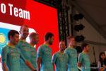 Team Astana bei der Teamprsentation der Tour de Suisse