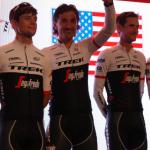 der Star des Abends - Fabian Cancellara bei der Teamprsentation der Tour de Suisse