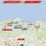 Streckenverlauf Vuelta a Espaa 2016 - Etappe 12