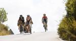 Die Ausreißergruppe um Mathias Frank auf der 17. Etappe der Vuelta