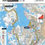 Strecken der Straen-Weltmeisterschaft 2017 in Bergen: Mannschaftszeitfahren