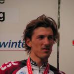 Fabian Cancellara auf dem Podium der Schweizer Meisterschaften 2007