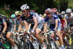 Fabian Cancellara nach Verlust des Maillot Jaune bei der Tour de France 2010 wieder im Teamktrikot