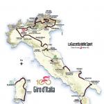 Prsentation Giro d Italia 2017: Streckenkarte